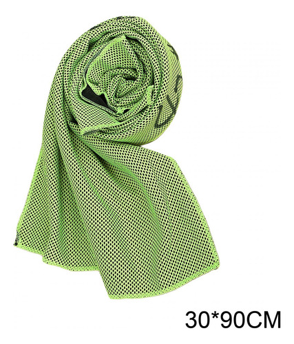 2 Toalla Fresca Toalla Para El Sudor 30x90cm Toalla Verde