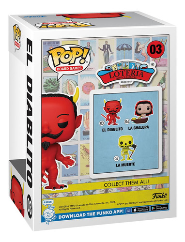 Figura De Vinilo Funko Pop! Juegos De Mesa Loteria El Diabli