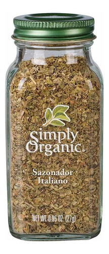 Sazonador Simply Organic Italiano 27g