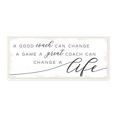 Stupell Industries Good Coach Phrase Sports Member Appreciat