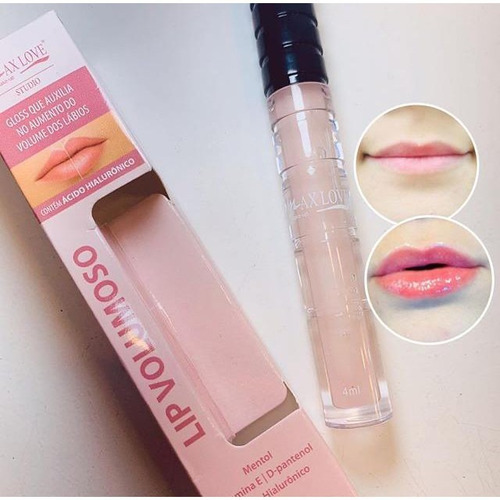 Imagem 8 de 10 de Gloss Lip Volumoso Max Love Incolor Vegano Hidratante Vit E