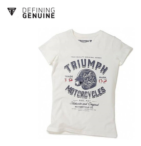 Camiseta Feminina Triumph Debbie Tam. Pp Original
