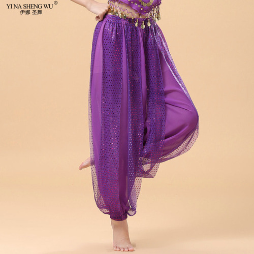Pantalones De Baile Indios Para Danza Del Vientre Con Detall