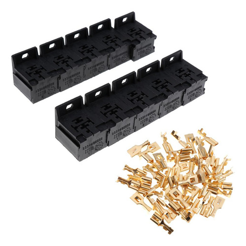 20x Automotrices 5 Pin Soportes De Enchufe De Con Terminales