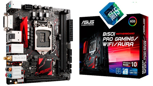 Combo Mb Asus B150 Pro Gaming/wifi/aura + Cpu Intel I5-6400