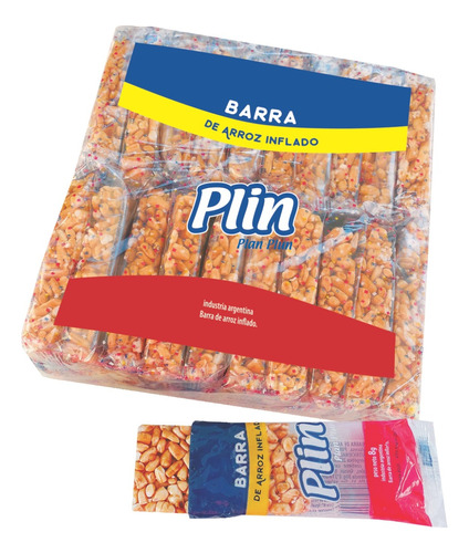 Turroncitos De Arroz Plin 8 Gr Bolsa X 20 Un