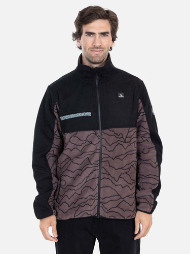Poleron Micropolar Rouge Multicolor Hombre Rip Curl