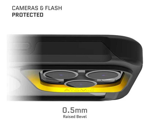 . Funda Ghostek Atomic Para iPhone 16 Pro Aluminio Negra