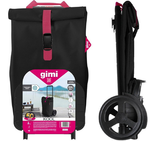 Imagen 7 de 10 de Carro De Compras Termico Plegable Supermercado Gimi Italia
