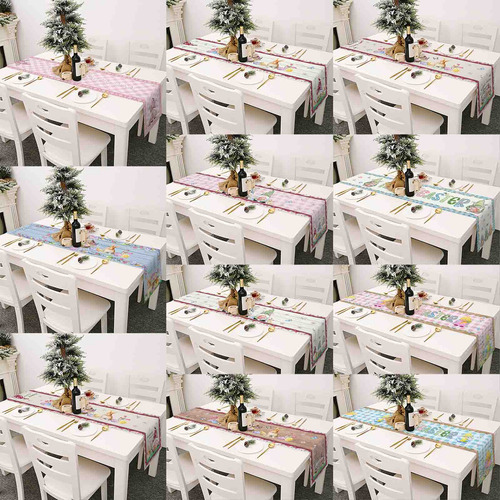 (1157 #mold) Camino De Mesa De Pascua De 13 X 70 Pulgadas Co