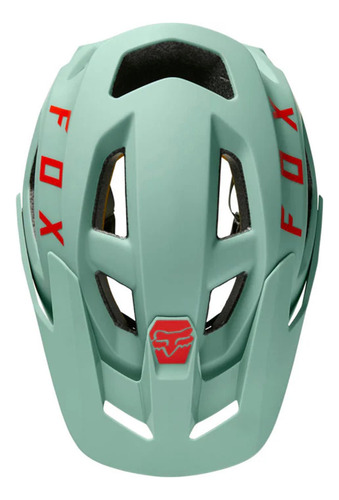 Casco Bicicleta Speedframe Mips Verde Agua Fox