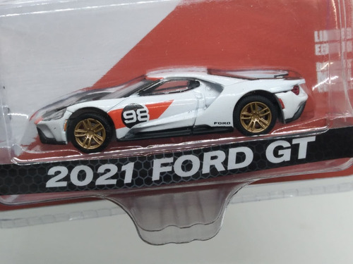 Greenlight 2021 Ford Gt Hobby Exclusive 1:64 Color Blanco