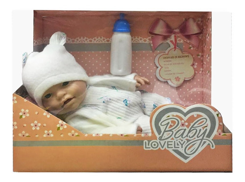 Imagen 5 de 8 de Bebote Bebe Real C/ Peluche Baby Lovely Nuevo 0842 Bigshop