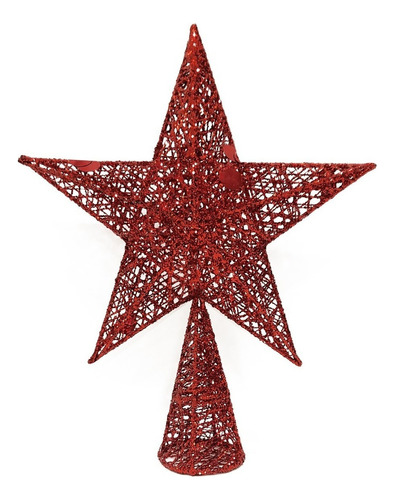 Puntal Estrella 25cm Roja #30928/ Arbol De Navidad - Sheshu