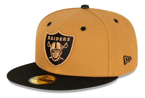 Gorra 59fifty Nfl Las Vegas Raiders Wheat Black Med Beige