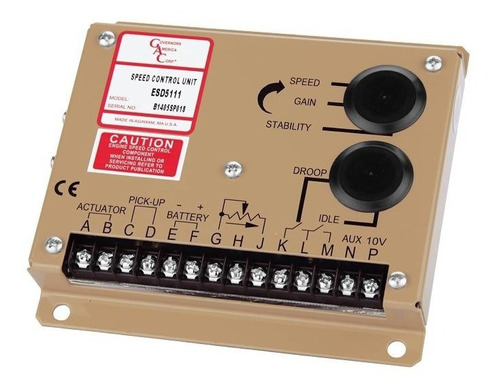 Controlador Velocidad Gobernador Esd5111  Esd 5111 