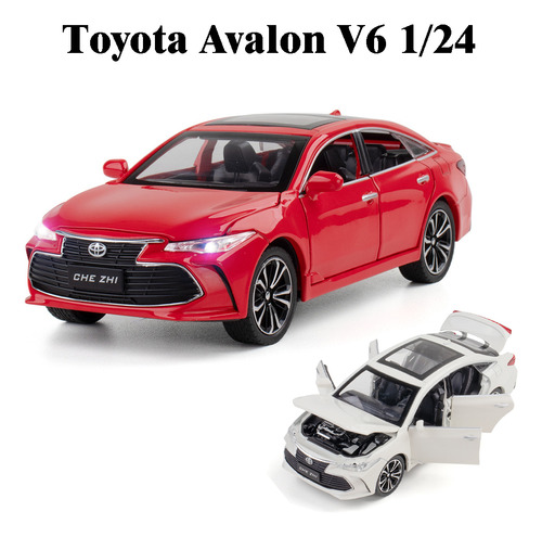 Toyota Avalon Miniatura Metal Coche Con Luces Y Sonido 1/24