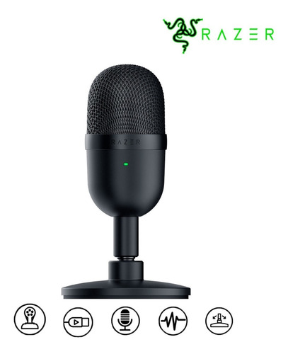 Micrófono Razer Seiren Mini Usb Ultra Compacto - Negro
