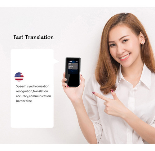 Imagen 10 de 12 de Traductor De Voz Idioma Inteligente Wifi Bidireccional