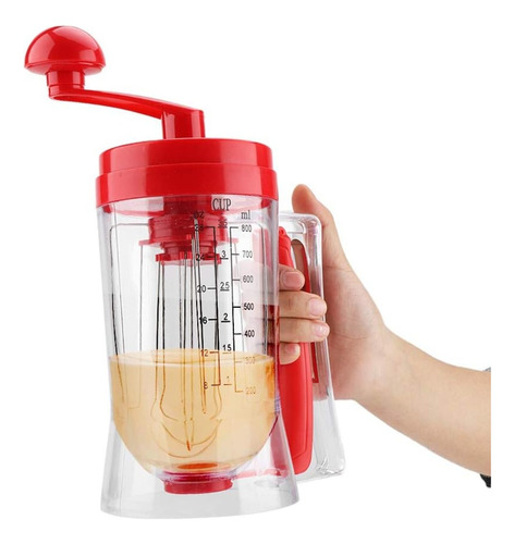 Máquina Para Mezclar Masa De Pancakes Y Dispensadora 800ml