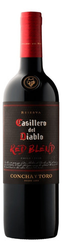 Vino Red Blend Casillero del Diablo Reserva Red bodega Concha y Toro 750 ml pack x 6 u en estuche de cartón