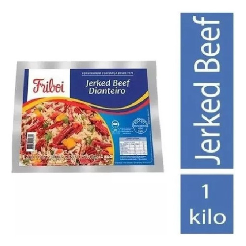 Carne Jerked Beef Friboi 1 Kg Dianteiro Seca Sol