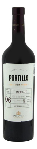 Pack De 4 Vino Tinto Portillo Merlot 750 Ml