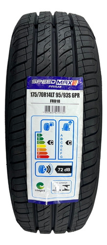 Pneu 175/70r14c 95/93s Frd18 Speedmax Saveiro Carga +brinde