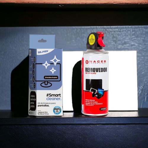 Kit Limpieza 2pz Limmp Pantallas Y Aire Removedor De Polvo