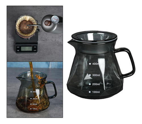 Tetera De Goteo Manual Con Tapa De Asa Para Preparar 450ml