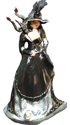 Escultura Maria Padilha Das Almas,20cm Top Preto G2