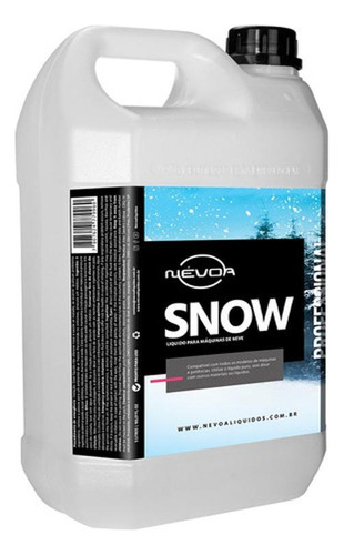 Kit 4 Fluído Liquido Máquina De Neve Snow 5 Litros Nevoa