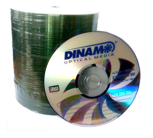 Dvd + R Dinam X 100 Unidades