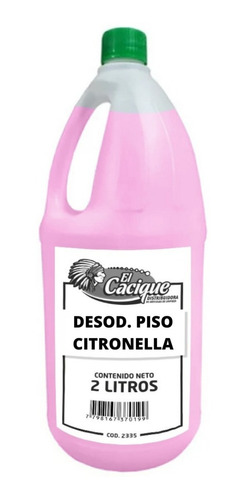 Desodorante Piso Citronella X2lts Cacique 