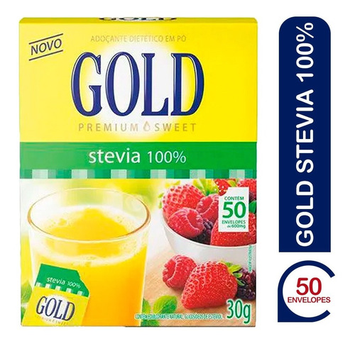 Shefa Gold Adocante Stevia Po 50x600mg