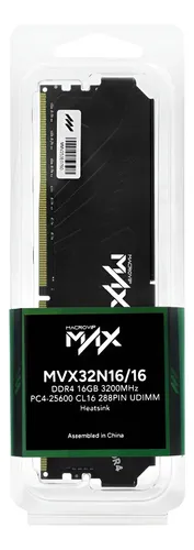Memória Ram Macrovip Max Ddr4 16gb 3200mhz Rgb Mvx32n16/16r