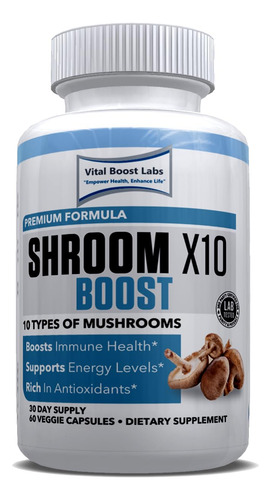 Shroom X10 Boost - Vital Boost Labs