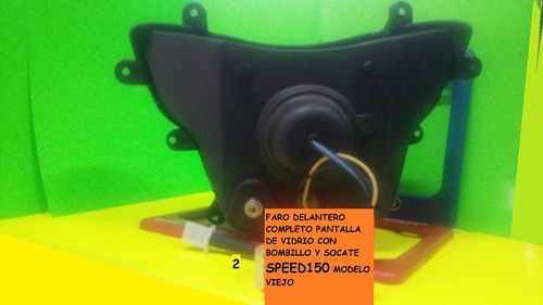 Imagen 3 de 4 de Faro Delantero Completo Speed 150 Original Keeway