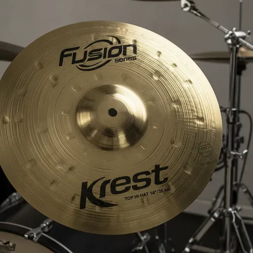 Prato Chimbal Krest Fusion 14 Hi Hat Bateria Bronze B8