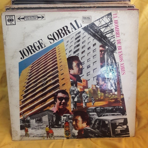 Vinilo Jorge Sobral El Hombre De Buenos Aires T2