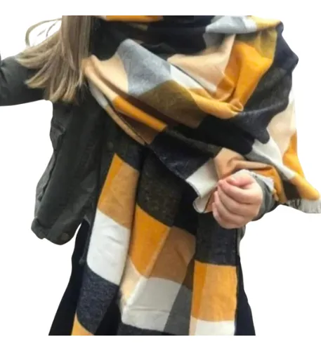 Ruanas De Pilu Bufanda Bufandon Invierno Para Mujer