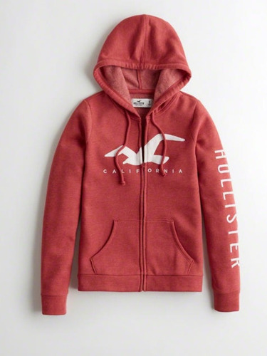 moletom hollister vermelho