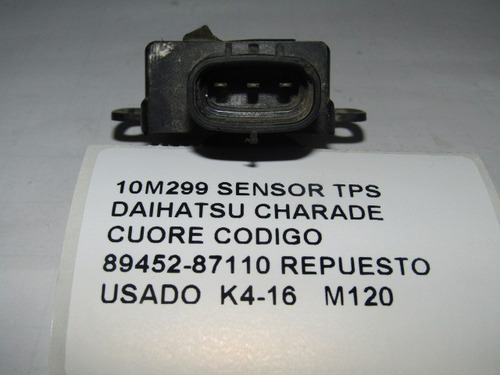 Sensor Tps Daihatsu Charade Cuore Codigo 89452-87110