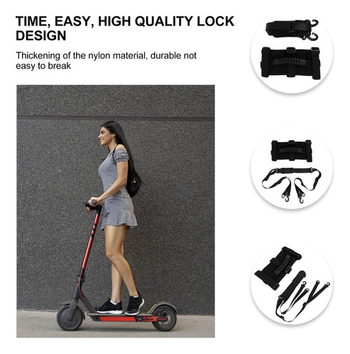 Kit De Correa De Hombro Ajustable Para Patinete, 2 Piezas, S