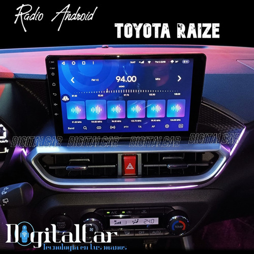 Radio Pantalla Android Toyota Raize