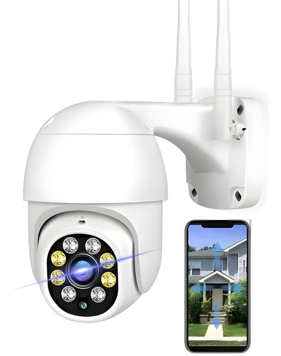 Cámara De Vigilancia Ip Exterior, Con Movimiento 8 Led Tf