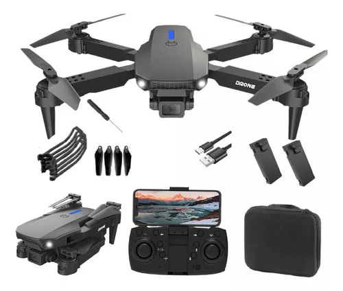 Mini Drone E88 Doble Cámara 4k, Cuadricóptero 1080 Ghz