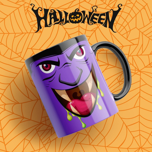 Plantillas Para Tazas Halloween Infantiles Sublimacion Mod03