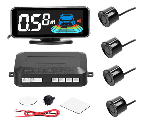 Sensor De Aparcamiento Coche Con.sensores.pantalla Lcd