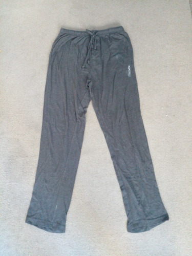 Pantalon Gris Oscuro De Jogging Talle S Reebok Tipo Pijama